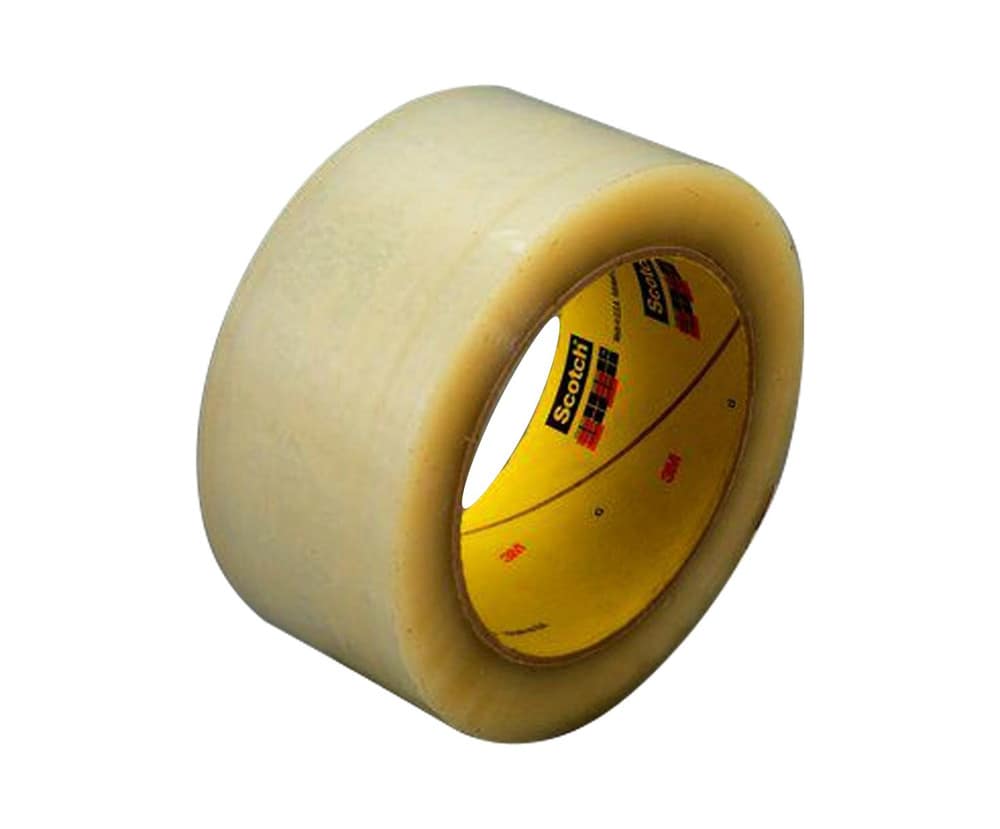 3M™ 021200-72330 Scotch® 355 Clear 3.4 Mil Box Sealing Tape – 48 mm x 50 m Roll