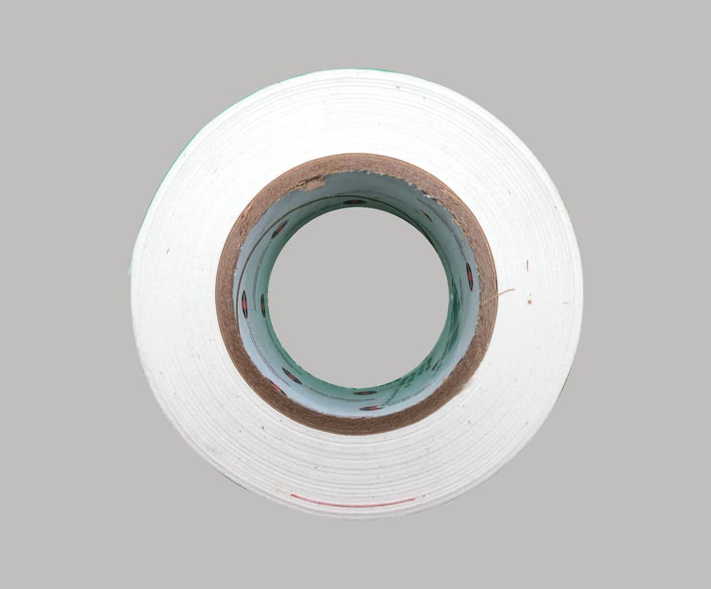 Luminary Air Group M9948-3000 White Matte Polyethylene Tape - 3" x 60 Yard Roll