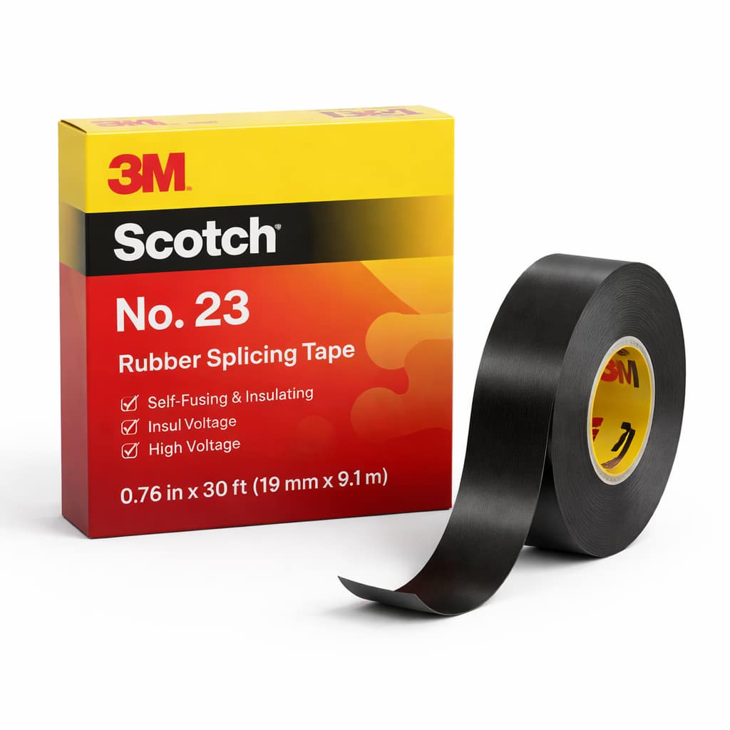 3M Scotch® No. 23 Rubber Splicing Tape – 0.75 Inch Roll
