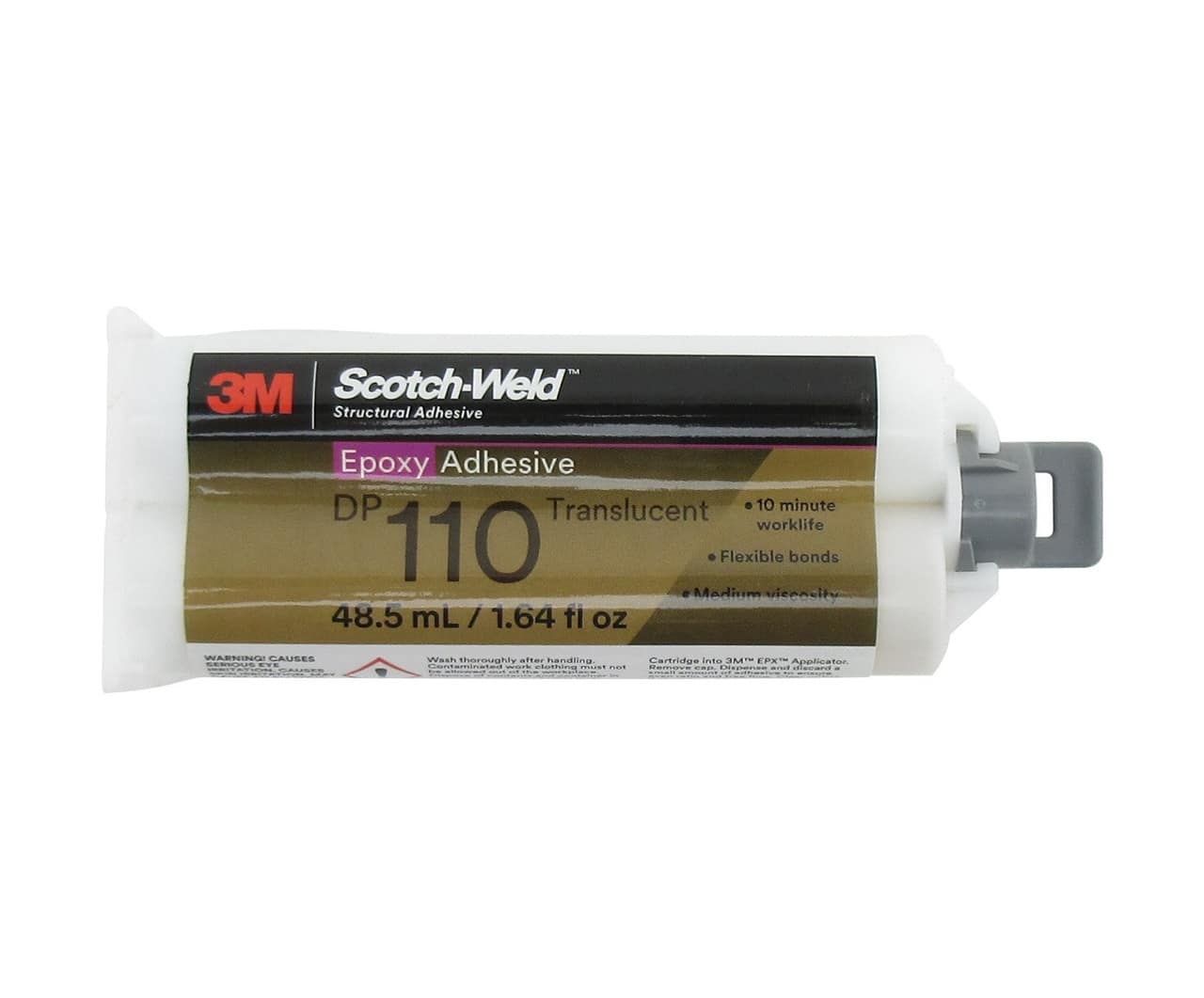 3M™ Scotch-Weld™ DP110 Translucent Epoxy Adhesive – 48.5 mL Cartridge