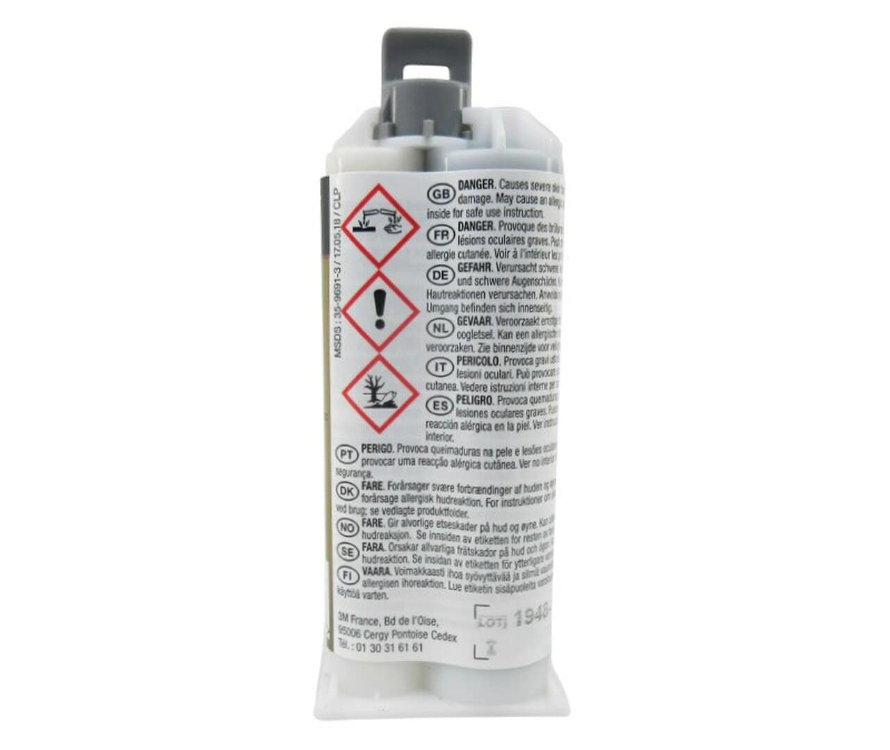 3M™ Scotch-Weld™ DP460 Black Epoxy Adhesive – 50 mL Cartridge