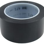 3M™ 021200-04306 Black 471 Vinyl 5.2 Mil Tape – 2″ x 36 Yard Roll