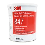 3M™ 021200-19721 Scotch-Weld™ 847 Brown Nitrile High Performance Rubber & Gasket Adhesive – Quart Can