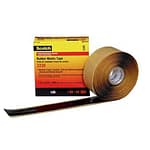 3M™ 054007-09656 Scotch® 2228 Black 65 Mil Rubber Mastic Tape – 2 x 10′ Roll
