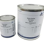 AkzoNobel 10P2-3:EC-110 Flat Black Anti-Static Conductive Epoxy Coating 1 Gallon Kit
