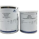 AkzoNobel 4002A21M:0200T106 Silver-White Hi-Temp Epoxy Coating 1.25 Gallon Kit