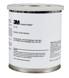 3M™ Scotch-Weld™ EC-1357 Light Yellow Neoprene High Performance Contact Adhesive - Gallon Can - 4/Pack