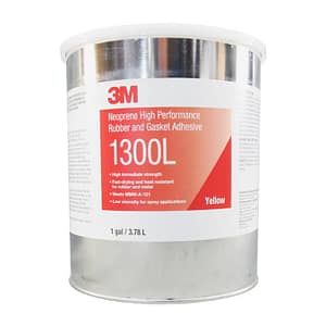 3M Scotch-Weld 1300L Yellow Neoprene Rubber & Gasket Adhesive 1 Gallon Can | Part# 021200-19931