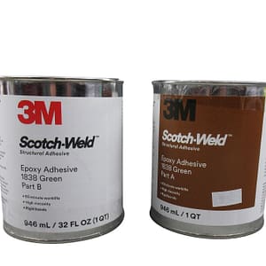 3M Scotch-Weld 1838 B/A Green Epoxy Adhesive 946 mL Quart Kit | Part# 021200-20152