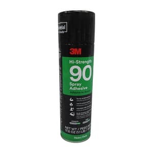 3M Scotch-Weld 90 Hi-Strength Clear Spray Adhesive 17.6 oz Aerosol Can | Part# 021200-82219
