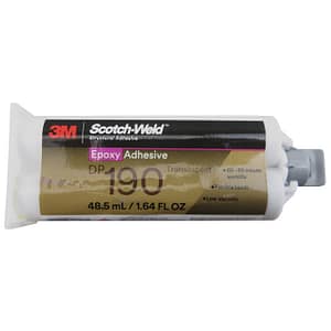 3M Scotch-Weld DP190 Clear Epoxy Adhesive – 48.5 mL Cartridge