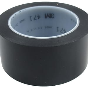 3M™ 021200-04306 Black 471 Vinyl 5.2 Mil Tape – 2″ x 36 Yard Roll