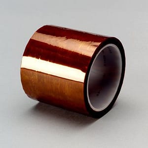 3M™ 021200-16173 Amber 5413 Polyimide 2.7 Mil Film Tape – 3/4″ x 36 Yard Roll