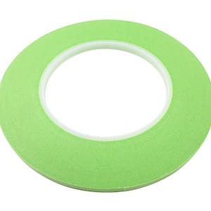 3M™ 051115-69109 Scotch® 401+ Green 6.6 Mil Performance Paper Masking Tape - 6 mm x 55 m Roll