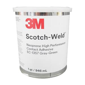 3M™ Scotch-Weld™ EC-1357 Gray-Green Neoprene High Performance Contact Adhesive – Quart Can