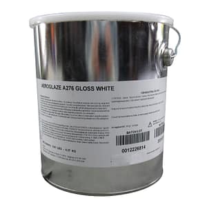 AEROGLAZE A276 Gloss White Reflective Polyurethane Coating Gallon Can MPN 3001417