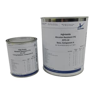 AkzoNobel 23T3-10/PC-216 Flat White Polyurethane Coating Gallon Kit