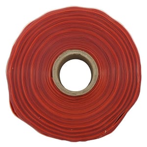 TE Connectivity 608036-1 Red Silicone Cable Accessories Tape - 1" x 36' Roll