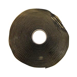 Tacky Tape® SM5601 Black 1/2" x 1/8” Butyl Sealant Tape - 30' Roll