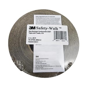 3M™ 048011-19280 Safety-Walk™ 510 Black Slip-Resistant Conformable Tapes & Treads – 2″ x 60′ Roll