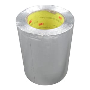 3M™ 051125-85335 Silver 425 Aluminum 4.6 Mil Foil Tape - 6" x 60 Yard Roll