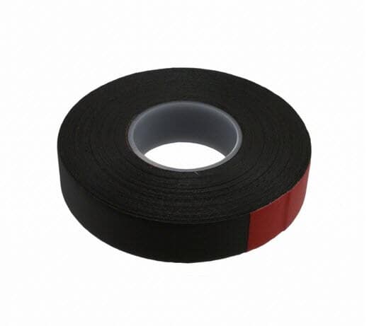 TE Connectivity 605980-1 Black Silicone Cable Accessories Tape - 0.75" x 30' Roll
