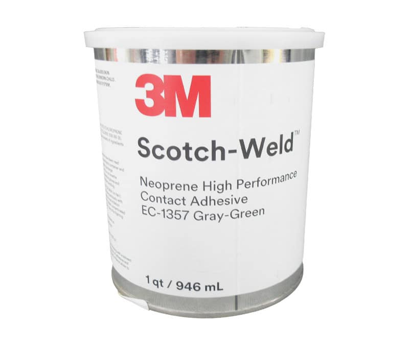 3M™ Scotch-Weld™ EC-1357 Gray-Green Neoprene High Performance Contact Adhesive – Quart Can