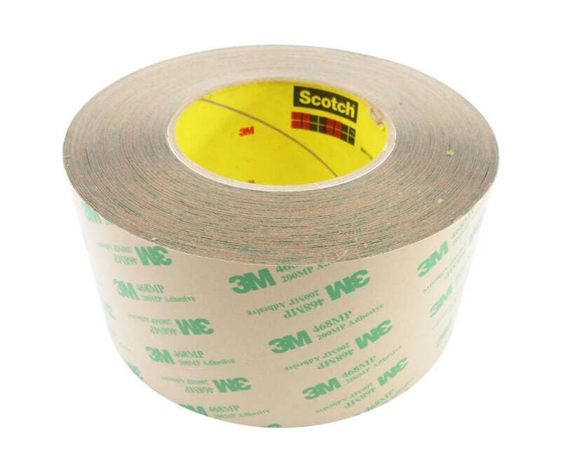 3M™ 021200-19339 Scotch® 468MP Clear 5 Mil Adhesive Transfer Tape – 3″ x 60 Yard Roll