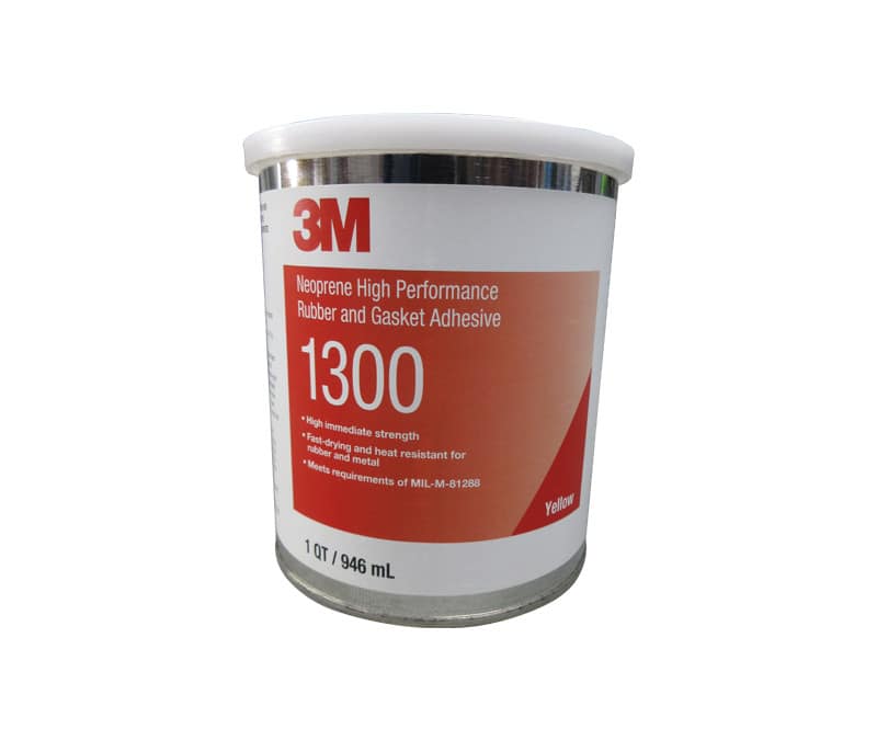 3M™ 021200-19871 Scotch-Weld™ 1300 Yellow Neoprene High Performance Rubber & Gasket Adhesive – Quart Can