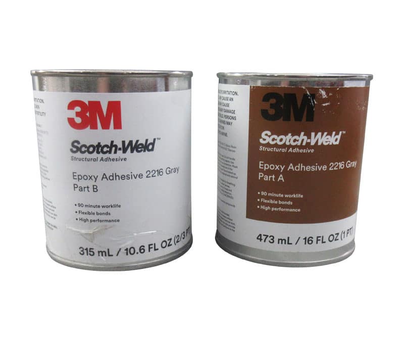 3M™ 021200-20354 Scotch-Weld™ 2216 B/A Gray Epoxy Adhesive – 473 mL (Pint) Kit