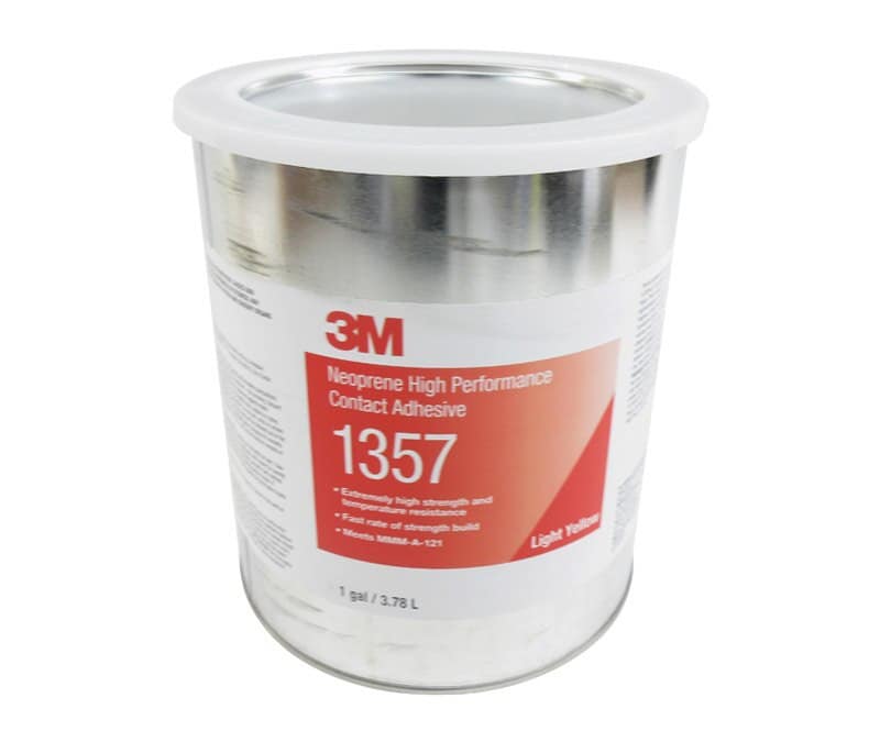 3M™ 021200-22586 Scotch-Weld™ 1357 Light Yellow Neoprene High Performance Contact Adhesive – 3.8 Liter (Gallon) Can