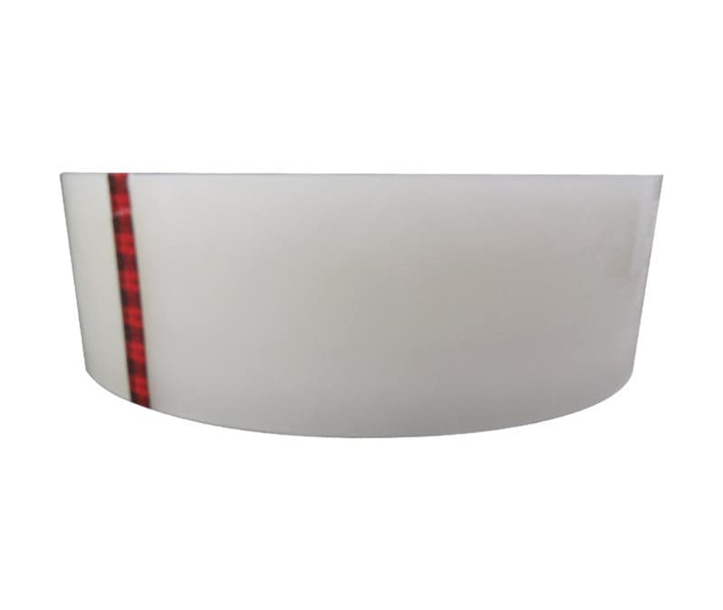 3M™ 021200-24989 Transparent 8681HS Non-Skip 14 Mil Sili Polyurethane Protective Tape - 2" x 36 Yard Roll