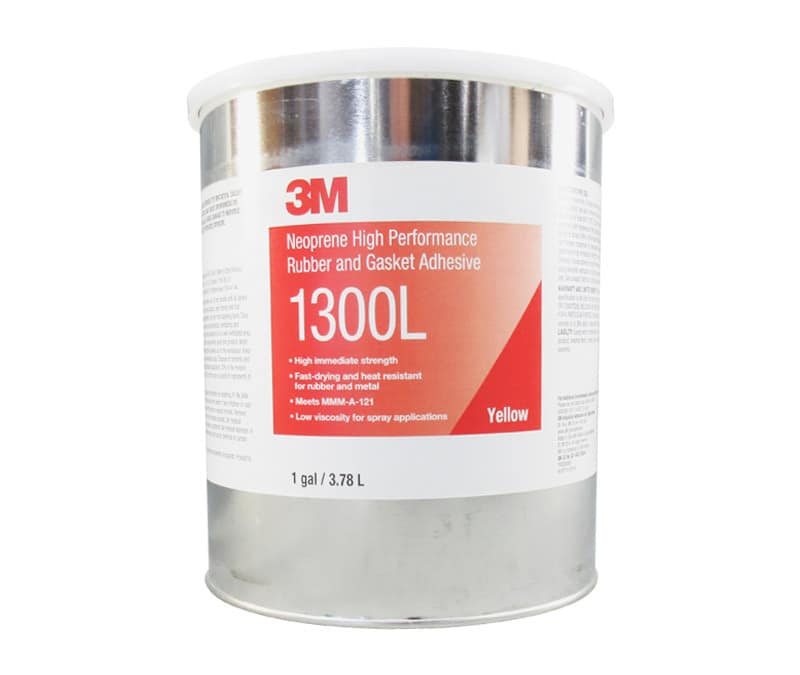 3M Scotch-Weld 1300L Yellow Neoprene Rubber & Gasket Adhesive 1 Gallon Can | Part# 021200-19931 3M Scotch-Weld 1300L Yellow Neoprene Rubber & Gasket Adhesive 1 Gallon Can | Part# 021200-19931