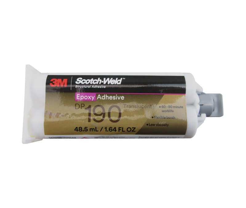 3M Scotch-Weld DP190 Clear Epoxy Adhesive – 48.5 mL Cartridge