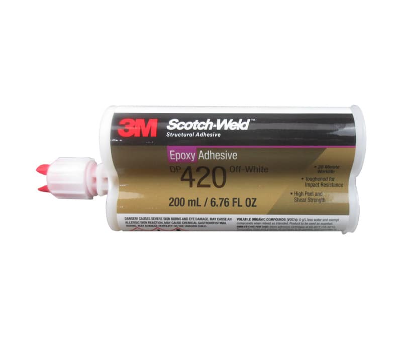 3M Scotch-Weld DP420 Off-White Epoxy Adhesive – 200 mL DuoPak Cartridge 3M Scotch-Weld DP420 Off-White Epoxy Adhesive – 200 mL DuoPak Cartridge