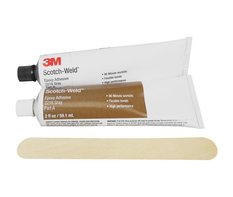 3M™ 021200-20351 Scotch-Weld™ 2216 B/A Gray Epoxy Adhesive – 59.1 mL (2 oz) Tube Kit