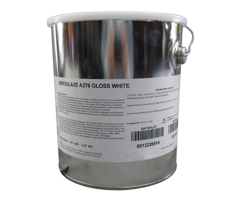 AEROGLAZE A276 Gloss White Reflective Polyurethane Coating Gallon Can MPN 3001417